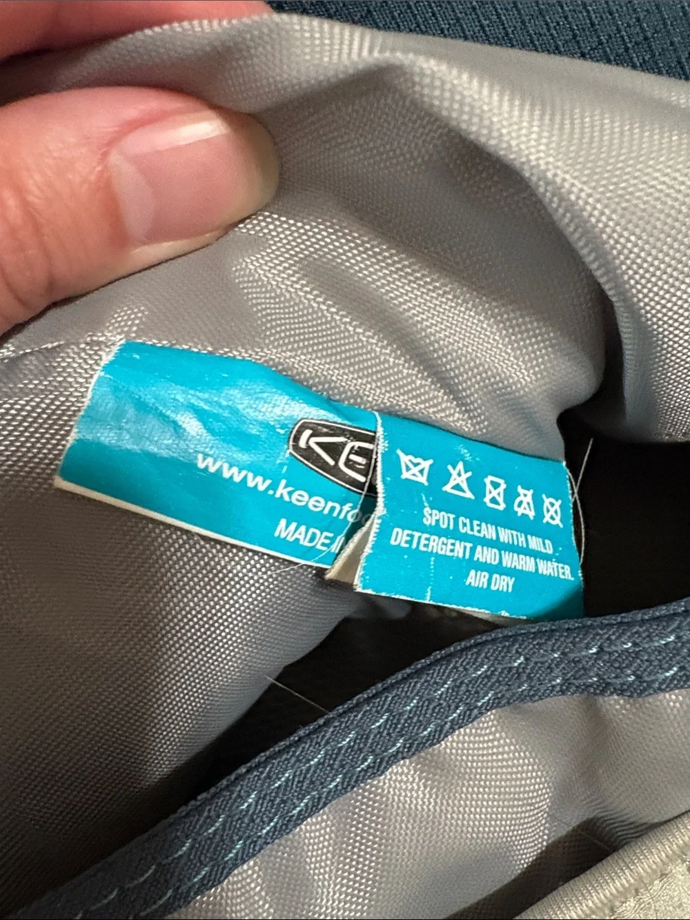 Keen Men's Two-Tone Blue Messenger Bag